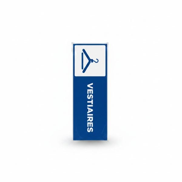 Plaque de signalisation Vestiaires avec pictogramme cintre