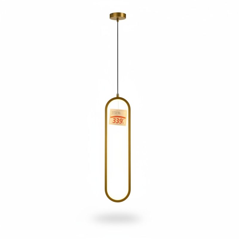 Suspension LED Regent 50cm Doré 3000K