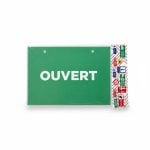 Plaque Signalétique Multi-Usages Ouvert et Pictogrammes