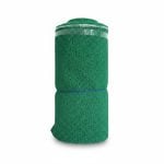 Paillasson vinyle bouclé vert grattant et drainant en rouleau