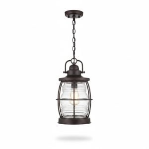 Suspension Champêtre R Métal & Verre E27 270mm
