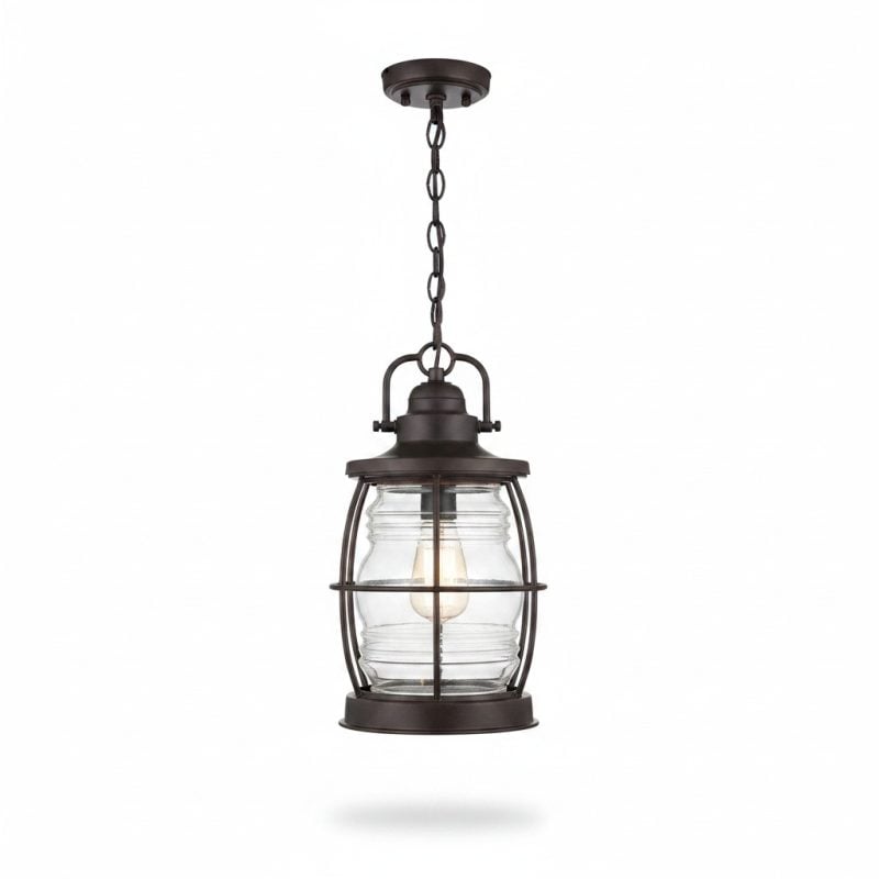9750231 Suspension Champêtre R Métal & Verre E27 270mm