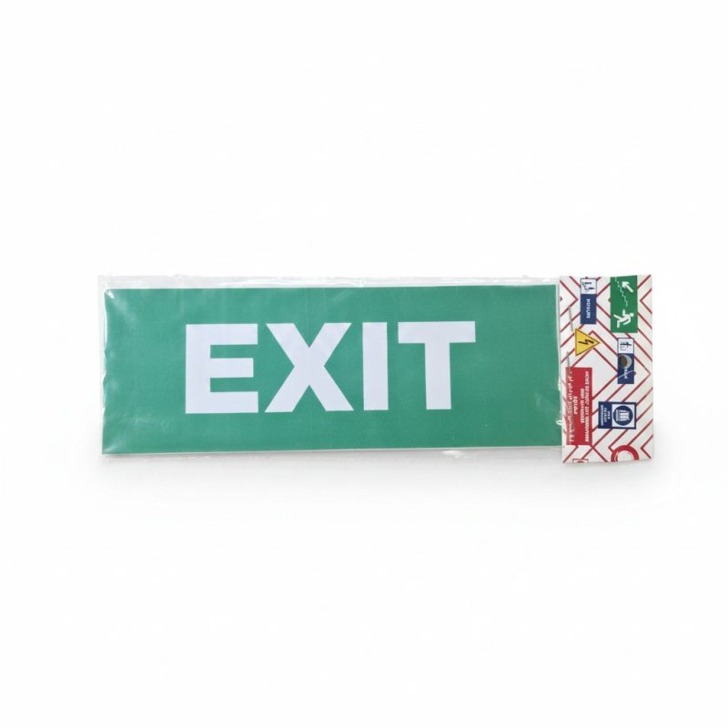 Plaque signalétique EXIT et pictogrammes de sécurité