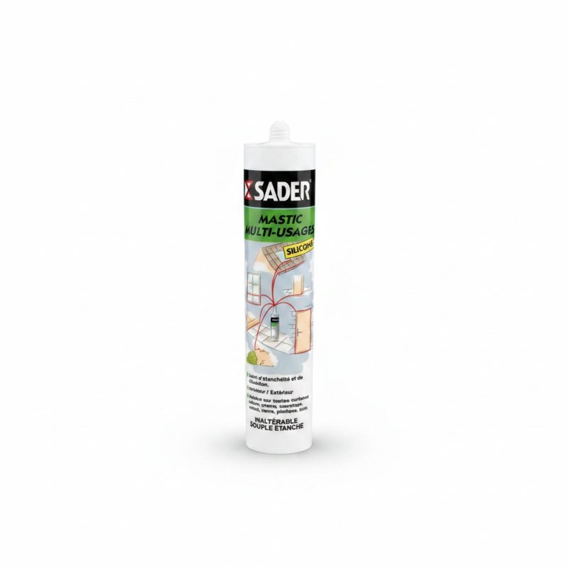 8492771 Mastic Silicone MultiUsages Étanchéité Int/Ext SADER