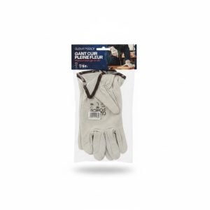 Gants de manutention en cuir pleine fleur T.9 GLOVE FORCE