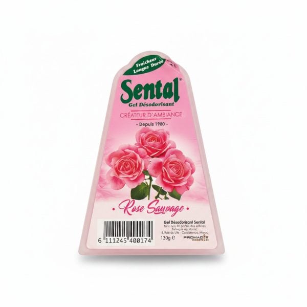 Gel Désodorisant Rose Sauvage 130g Sental