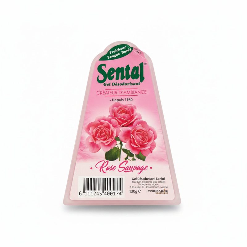 Gel Désodorisant Rose Sauvage 130g Sental