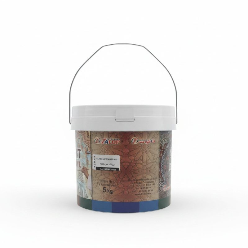 Peinture TAZOUAKT VINYL Noir 905 5kg  FACOP