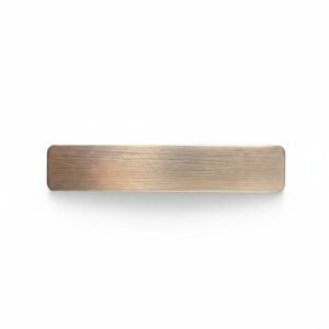 Tirette de meuble T0882 satinée mate 128 mm