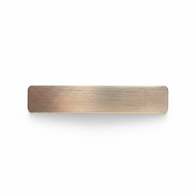 Tirette de meuble T0882 satinée mate 128 mm