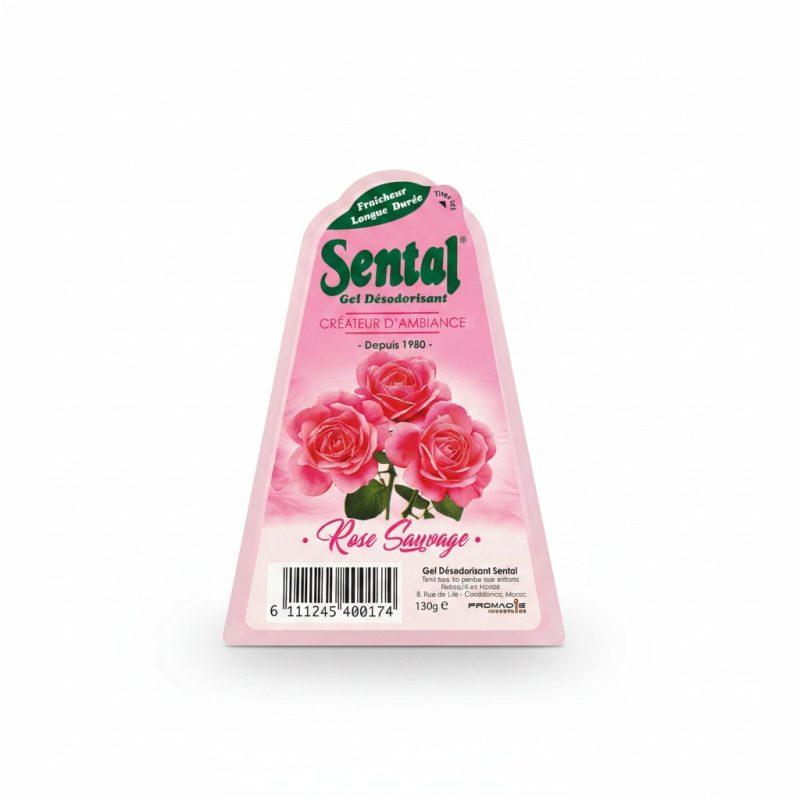 Gel Désodorisant Rose Sauvage 130g Sental