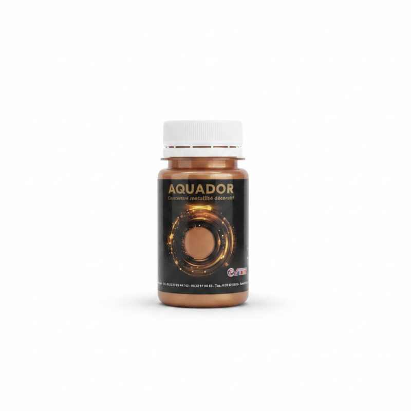 9629021 Concentré métallisé décoratif Aquador 100g Finition cuivre