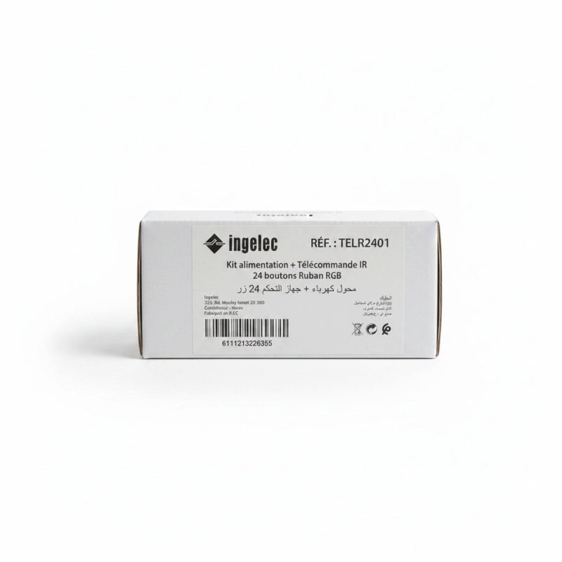 9651461 Kit Alimentation et Télécommande IR pour Ruban LED RGB Ingelec