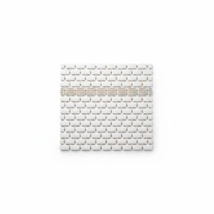 Tapis de bain antidérapant en PVC bicolore