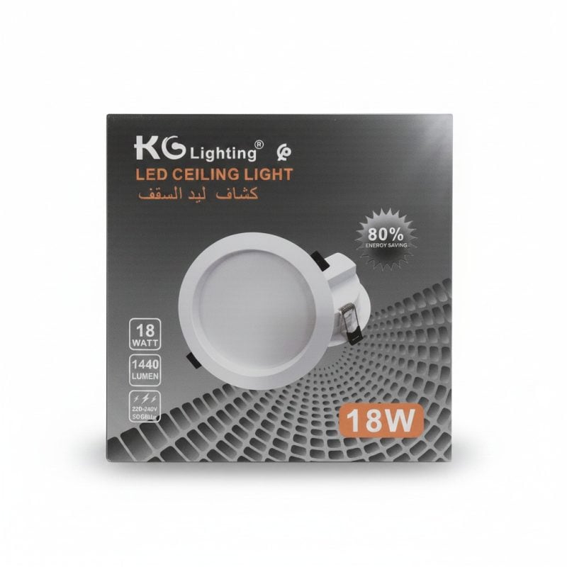 Panel LED Encastrable Rond 18W 3 Tonalités KG Lighting