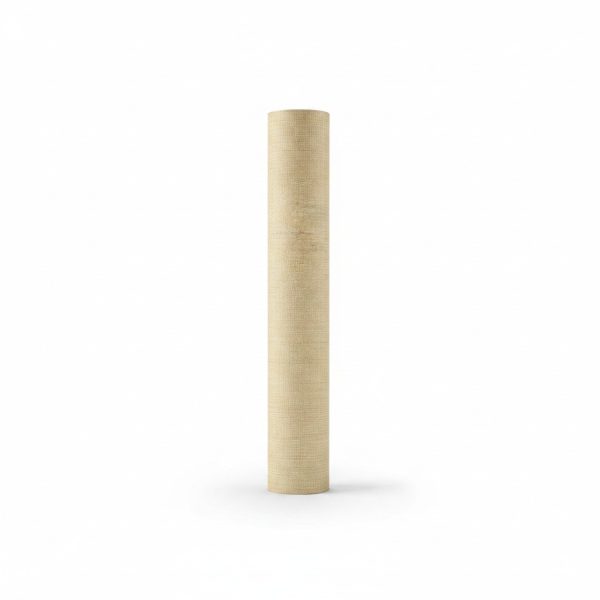 Papier Peint Uni Tissé Beige pour Décoration Murale
