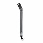 Laisse Lydog nylon et maille gris M 120x2,0 cm