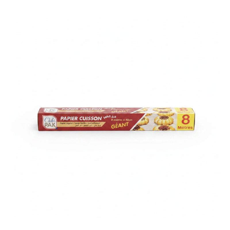 Papier Cuisson Géant Antiadhérent 8m x 40cm Chiki Pak
