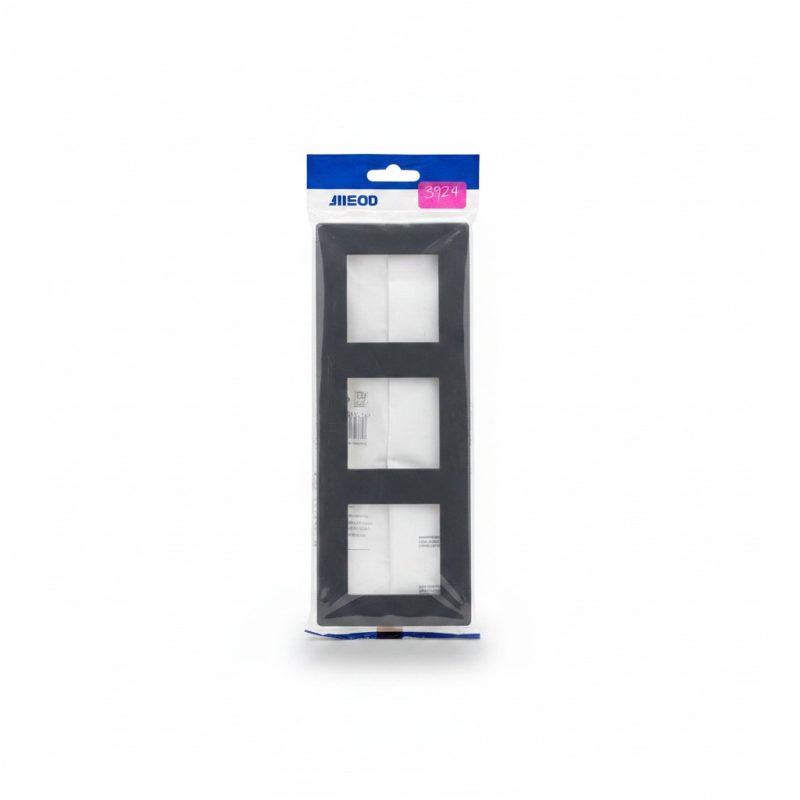 Plaque de finition Simon 75 Graphite pour 3 postes