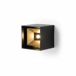 Applique Murale Mazin Métal Noir et Or 10W 6500K