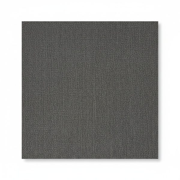Papier peint texturé effet tissage gris anthracite