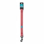 Laisse réfléchissante rouge M 120x2,0 cm Leo Pet