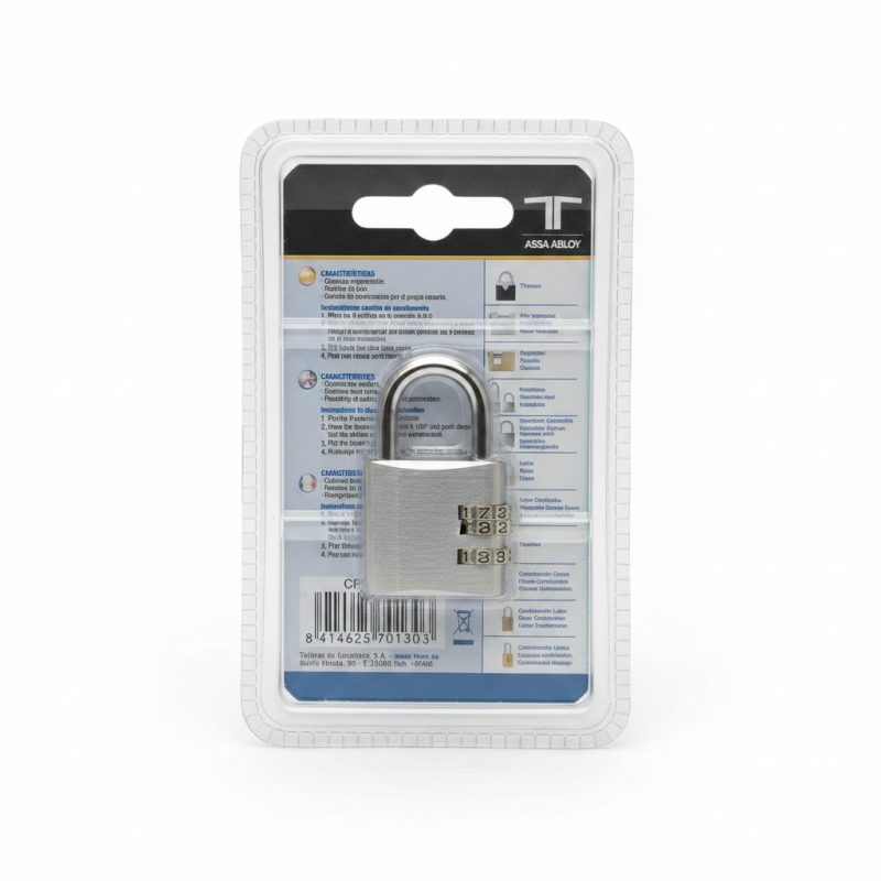 Cadenas à combinaison 28mm jaune Tesa ASSA ABLOY