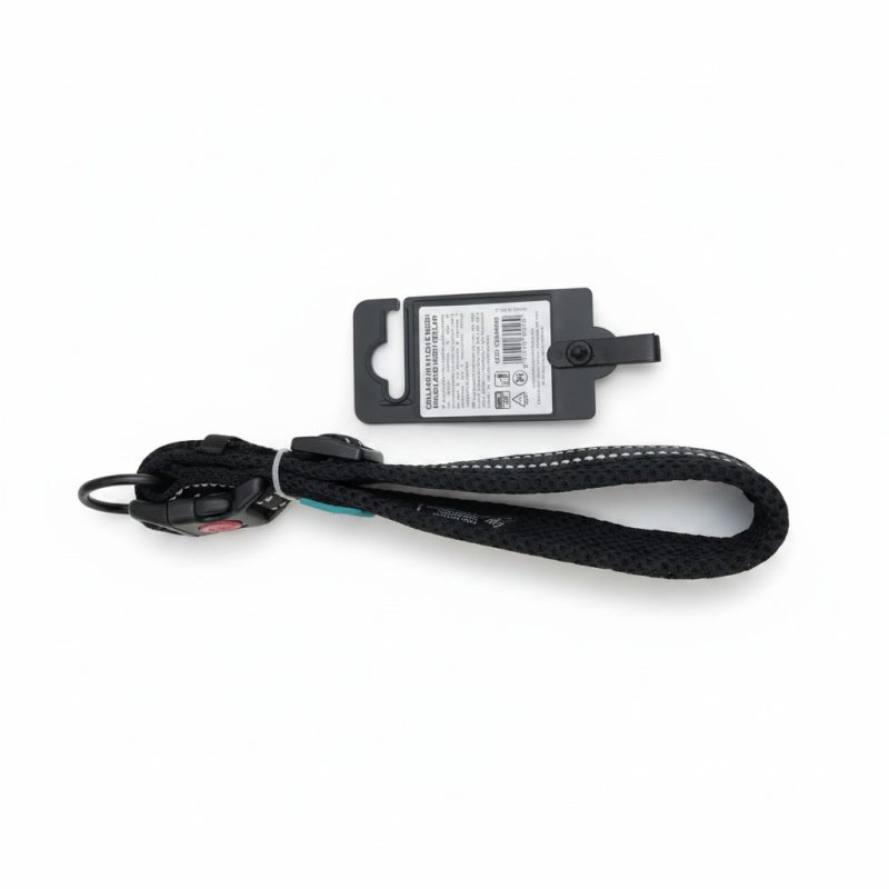 Collier pour chien Leo Pet noir réfléchissant L 4550 cm