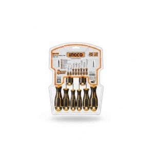 Set de 8 Tournevis Plats et Phillips INGCO HKSD0828