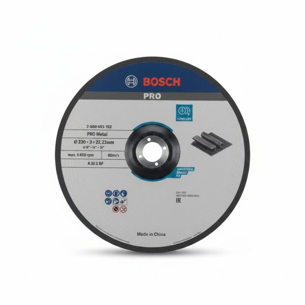 Disque à tronçonner le métal Bosch PRO 230x3mm