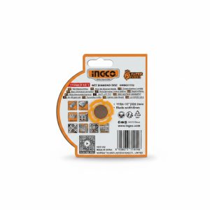 Disque Diamant à Eau 115mm x 22.2mm INGCO DMD021152