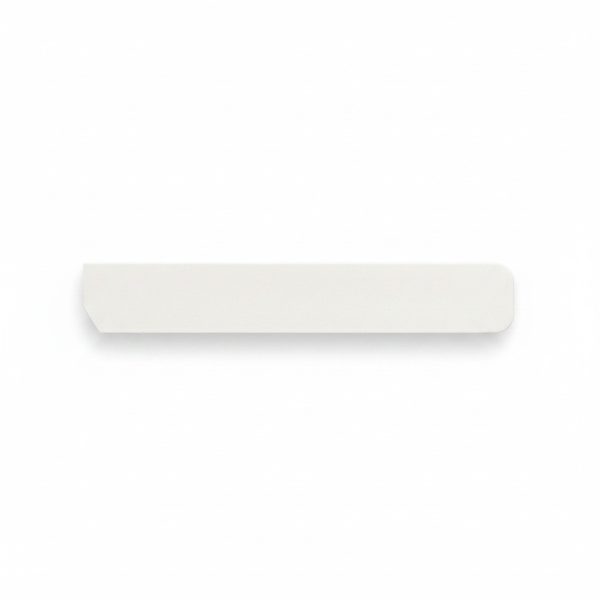 Tirette de meuble blanche 9012 matte satiné 224mm