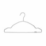 Cintre en métal chromé pour dressing et penderie