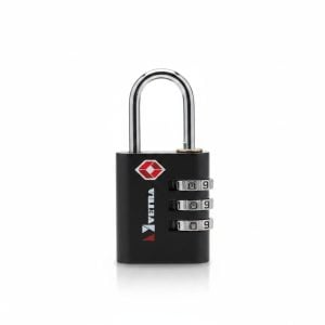 Cadenas à code TSA VETRA VP3 pour valise et casier