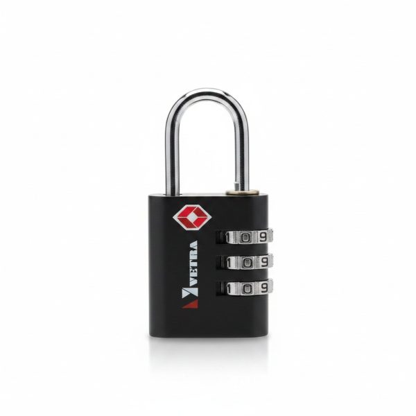 Cadenas à code TSA VETRA VP3 pour valise et casier