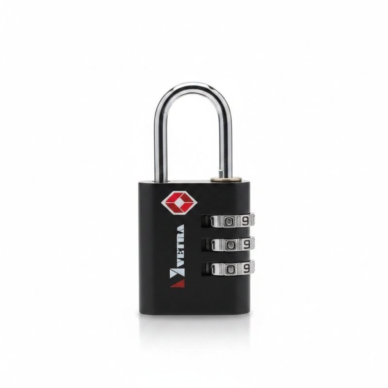 9711381 Cadenas à code TSA VETRA VP3 pour valise et casier