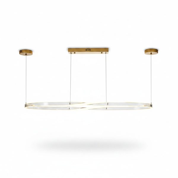 Suspension LED KAYS Or 100cm 160W 3 Couleurs