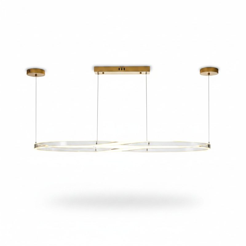 Suspension LED KAYS Or 100cm 160W 3 Couleurs