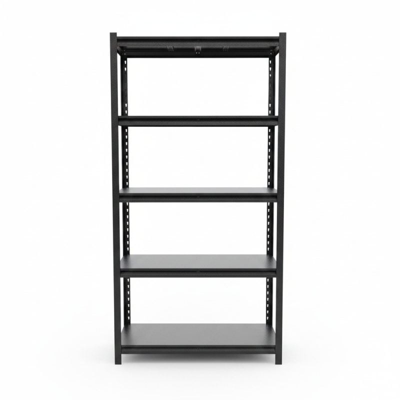 8588461 Étagère métallique noire 5 niveaux pour garage ou cave