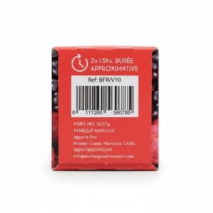Bougie Parfumée Fruits Rouges 2x15h Finissimo