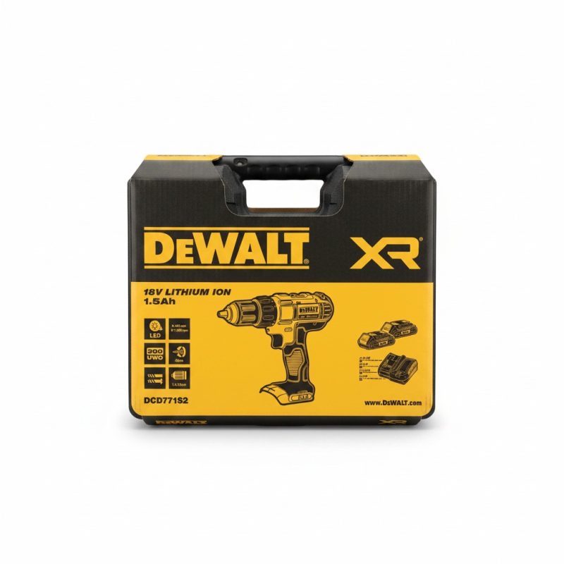 Perceuse Visseuse sans fil 18V 1.5Ah DCD771S2 DeWalt