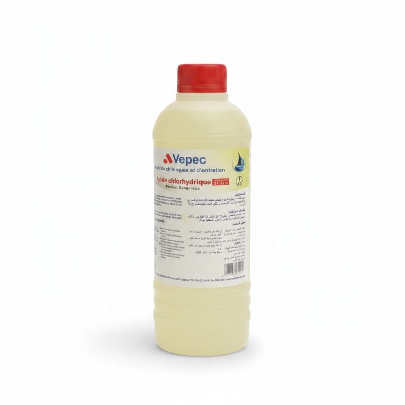 Acide Chlorhydrique 3132% Vepec 1L pour Nettoyage Ciment