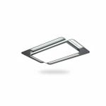 Plafonnier LED Noir 120W Design Moderne 3 Couleurs