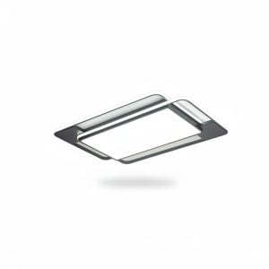 Plafonnier LED Noir 120W Design Moderne 3 Couleurs