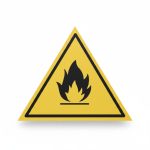 Panneau de signalisation Danger Matières Inflammables