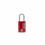 Cadenas à combinaison 28mm aluminium rouge Yale