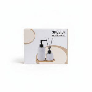 Set salle de bain 3 pièces : distributeur et diffuseur