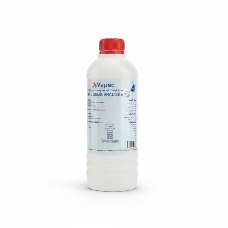 Eau Déminéralisée 1L Vepec pour Entretien et Dilution