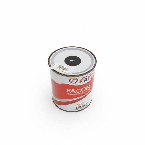 Peinture glycérophtalique noire brillante Facolac 1kg