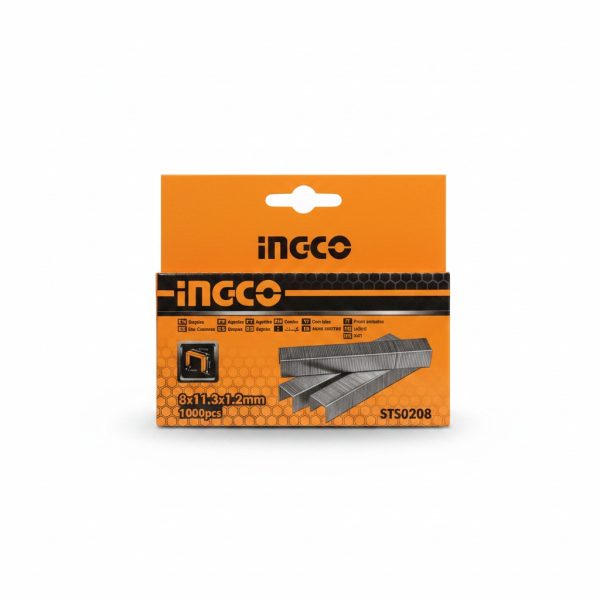 Boîte de 1000 agrafes 10mm INGCO STS0210 pour agrafeuse